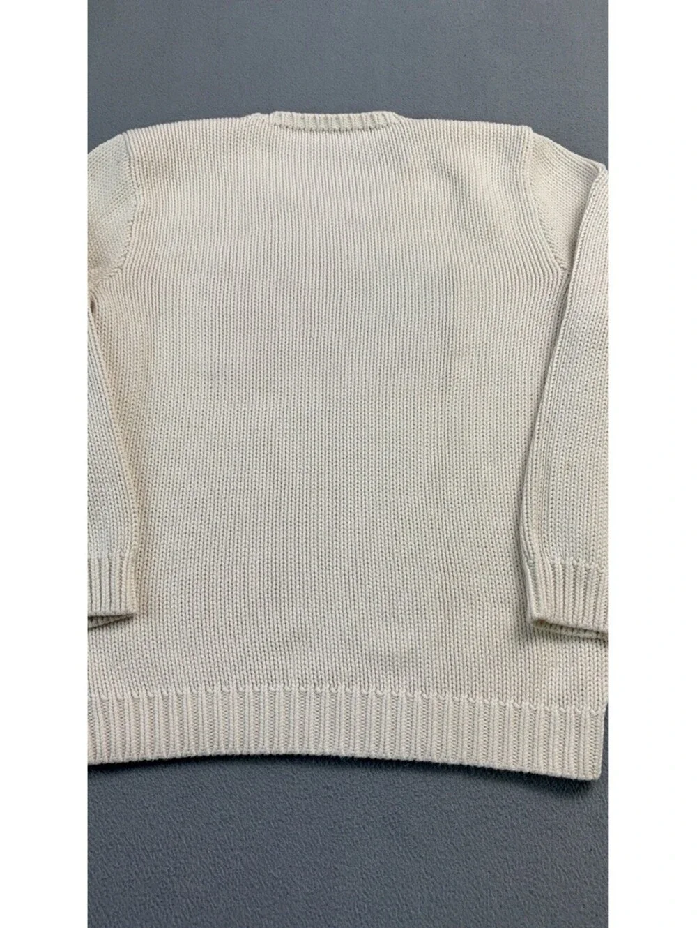 Polo Ralph Lauren American Flag Sweater Boys Size XL (?) Cream